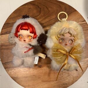 Skullpanda Plush Doll Keychains